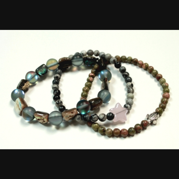 Handmade Bracelets, Set of 3 - Picture 3 of 5